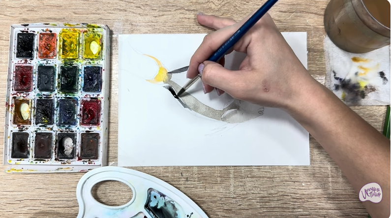 Рисуем Рыба-хирург