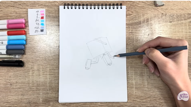 Рисуем Тяга из "Живой гараж"