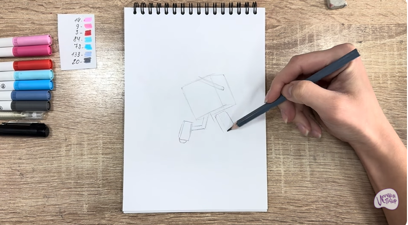 Рисуем Тяга из "Живой гараж"