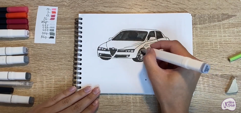 Рисуем Alfa Romeo