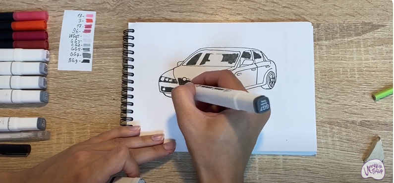 Рисуем Alfa Romeo