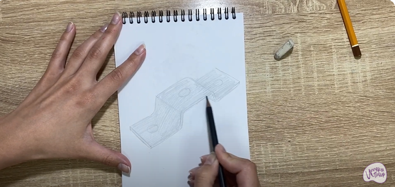 Рисуем Соединительная скоба