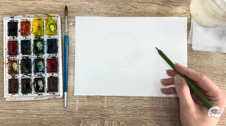 Рисуем Хурма