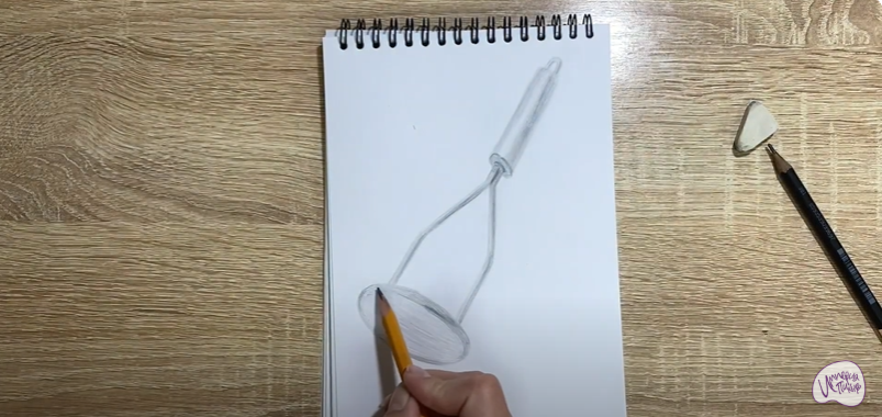 Рисуем Пресс для картофеля