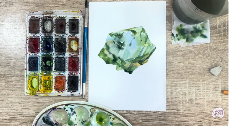 Рисуем Хризоберилл