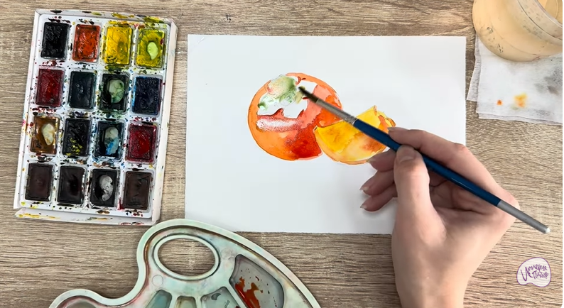 Рисуем Хурма