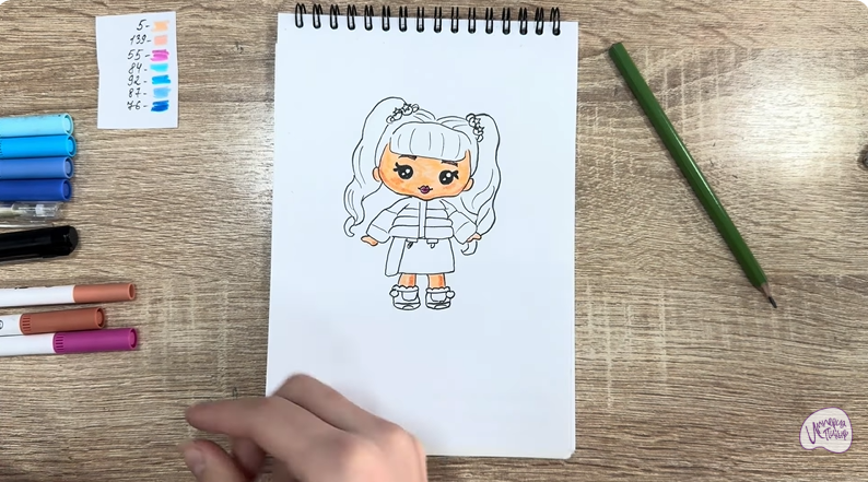 Рисуем Рори Блуберри