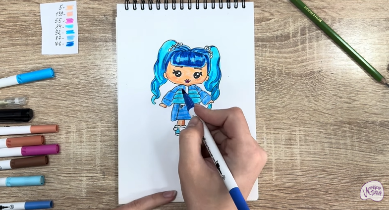 Рисуем Рори Блуберри