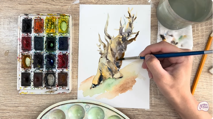 Рисуем Сосна Мафусаила