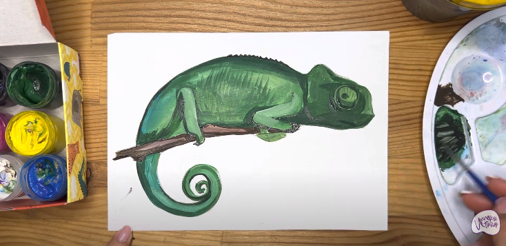 Рисуем Хамелеон