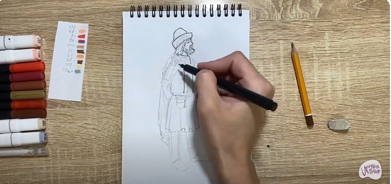 Рисуем Славянин