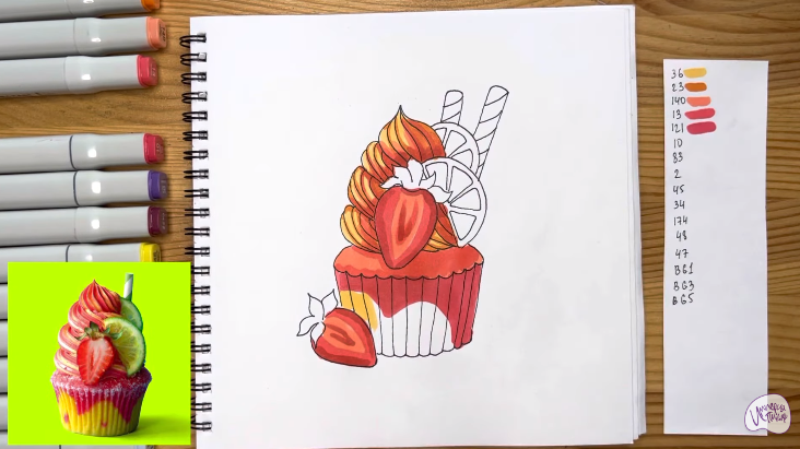 Рисуем Пирожное