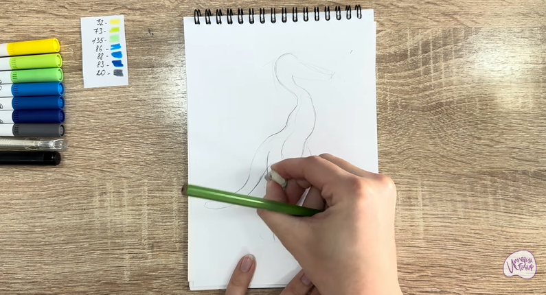 Рисуем Веган из «Доктор Динозавров»