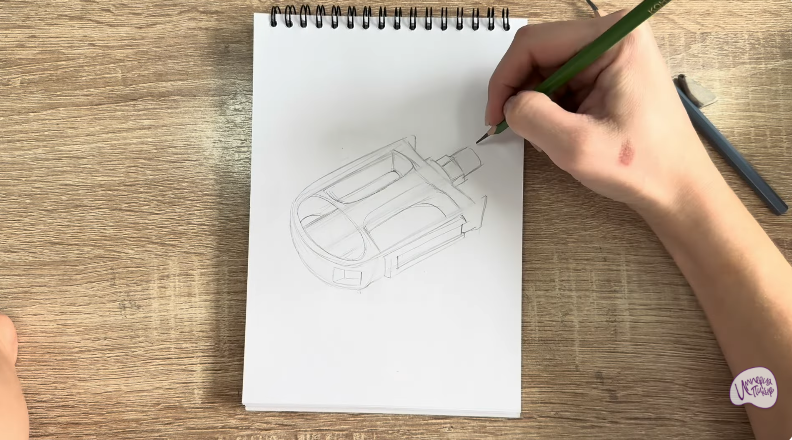 Рисуем Педаль велосипеда