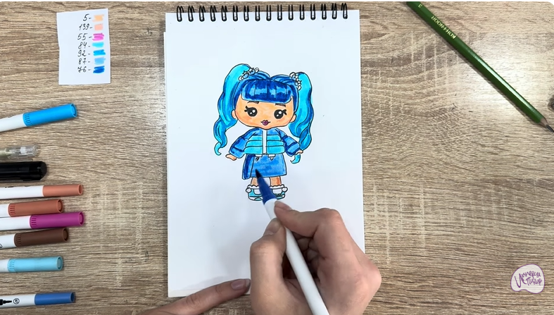 Рисуем Рори Блуберри