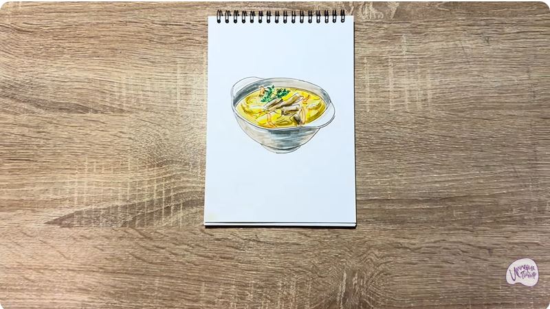 Рисуем Рассольник