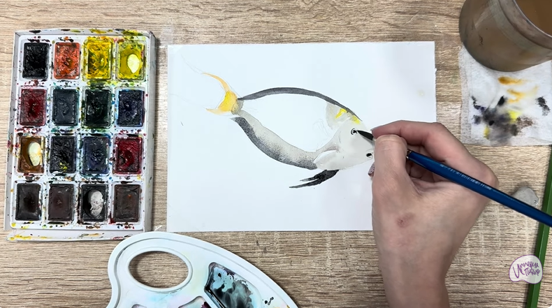 Рисуем Рыба-хирург