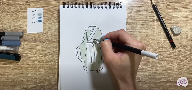 Рисуем Костюм Китая