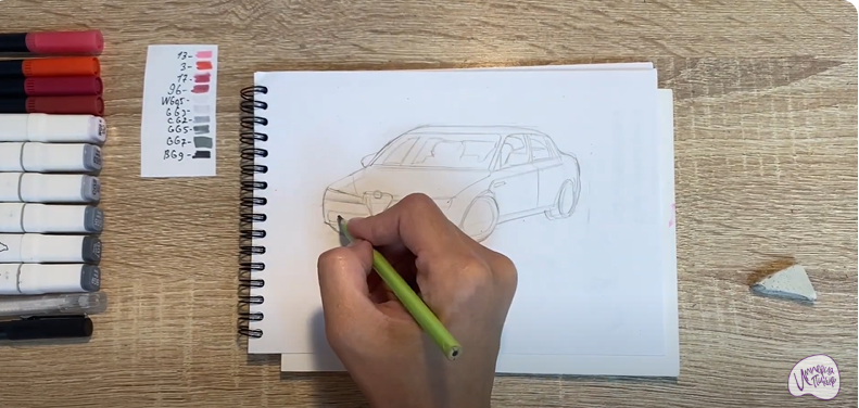 Рисуем Alfa Romeo