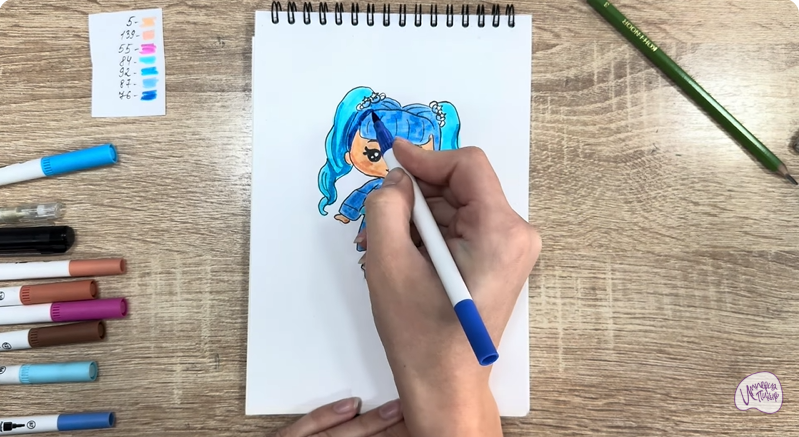 Рисуем Рори Блуберри