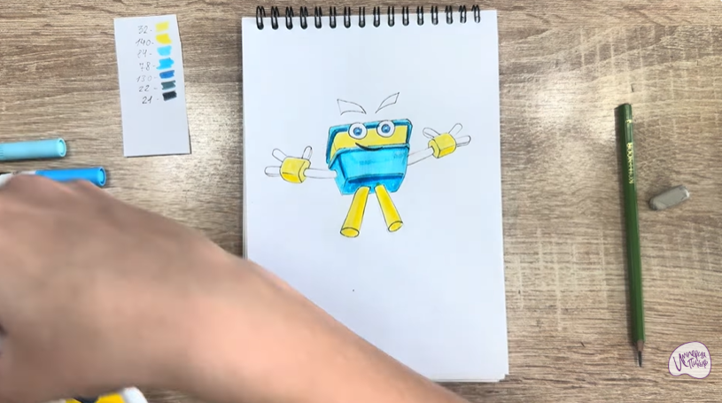 Рисуем Мозг из "Живой гараж"