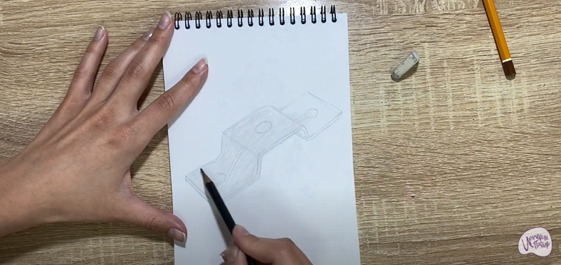 Рисуем Соединительная скоба
