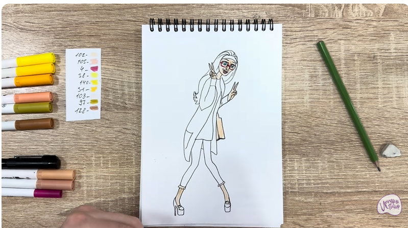 Рисуем Хани Лемон из "Город героев"