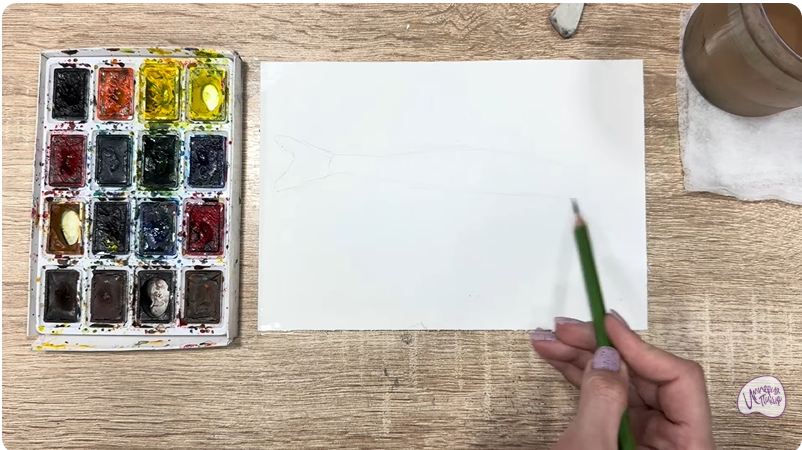 Рисуем Ленский пескарь