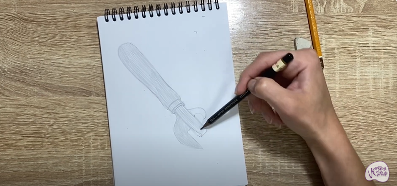 Рисуем Консервный нож