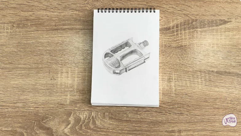 Рисуем Педаль велосипеда