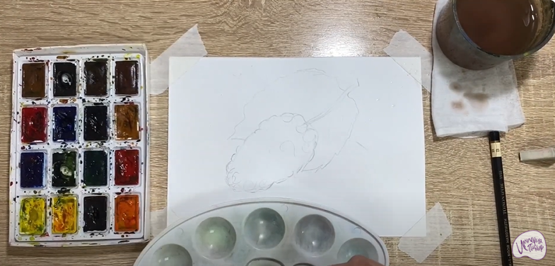 Рисуем Шелковица