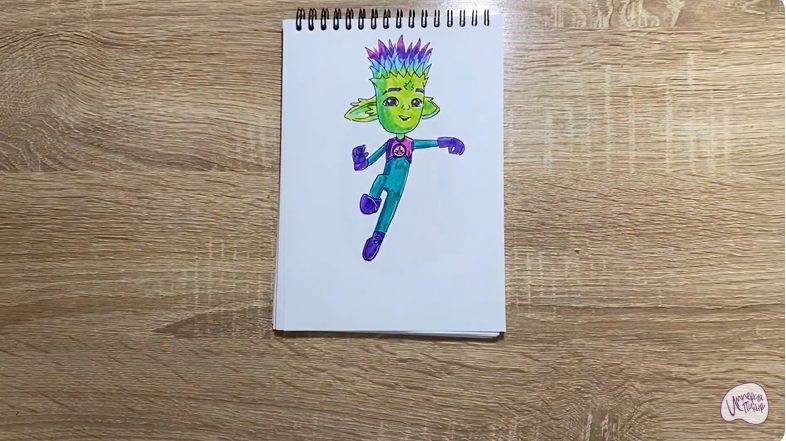 Рисуем Бак из "Команда Флоры"