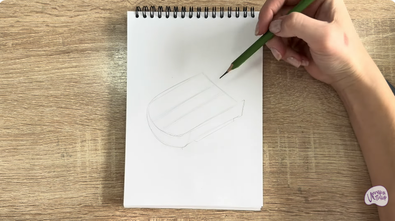 Рисуем Педаль велосипеда