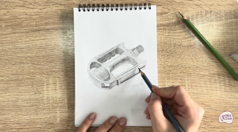 Рисуем Педаль велосипеда