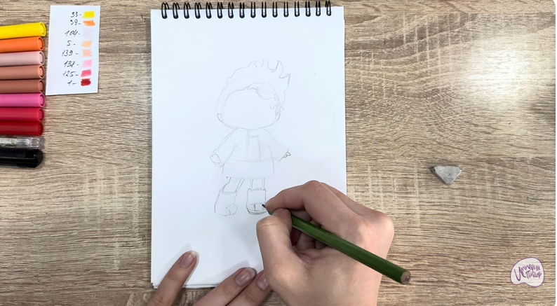 Рисуем Эмбер Синнамон