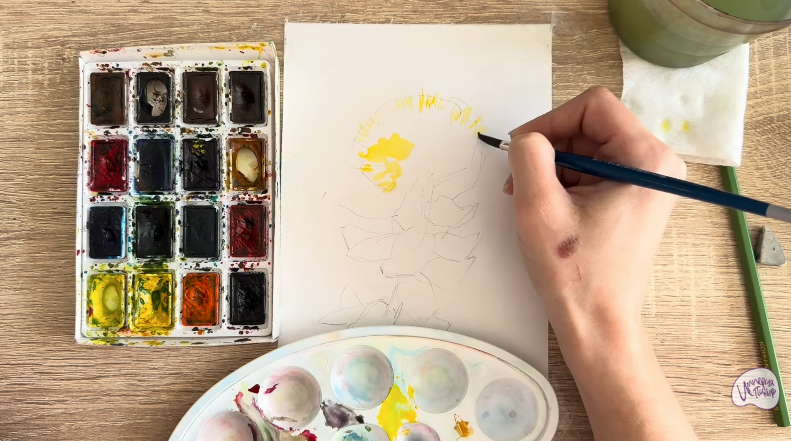 Рисуем Радиола розовая