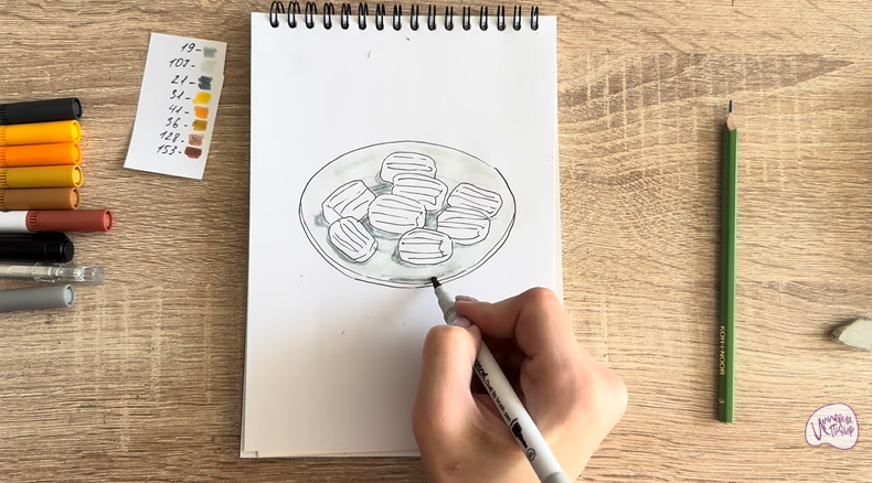 Рисуем Десерт "Тулумба"