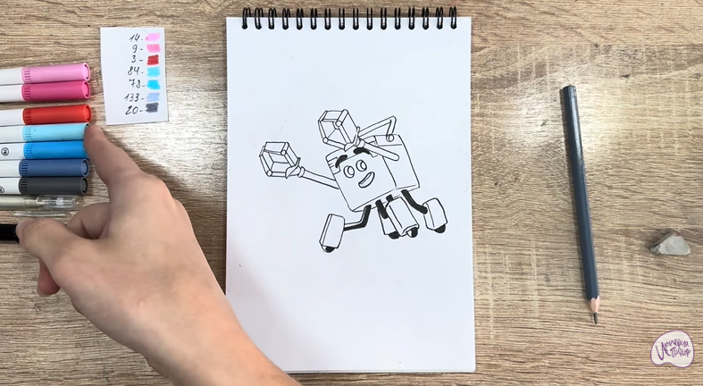 Рисуем Тяга из "Живой гараж"