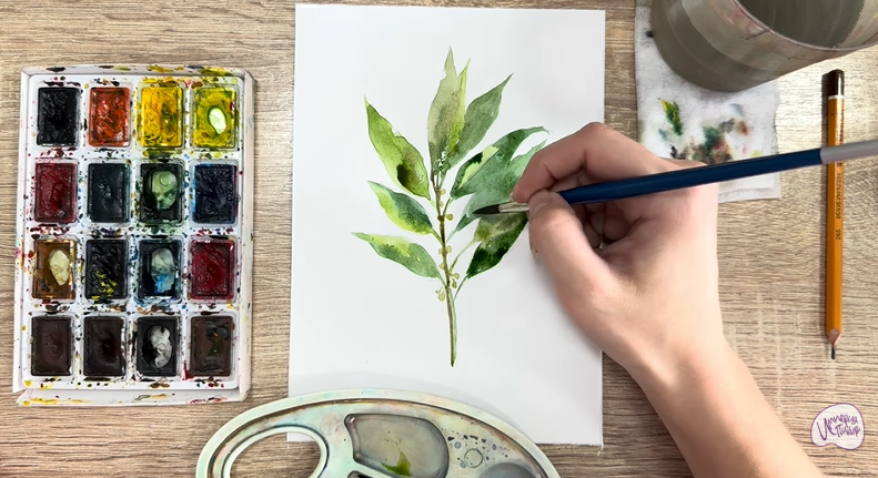 Рисуем Лавровый лист