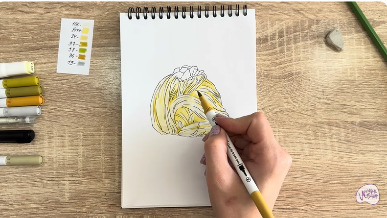 Рисуем Пишмание с фисташками