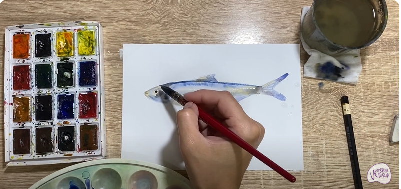 Рисуем Салака