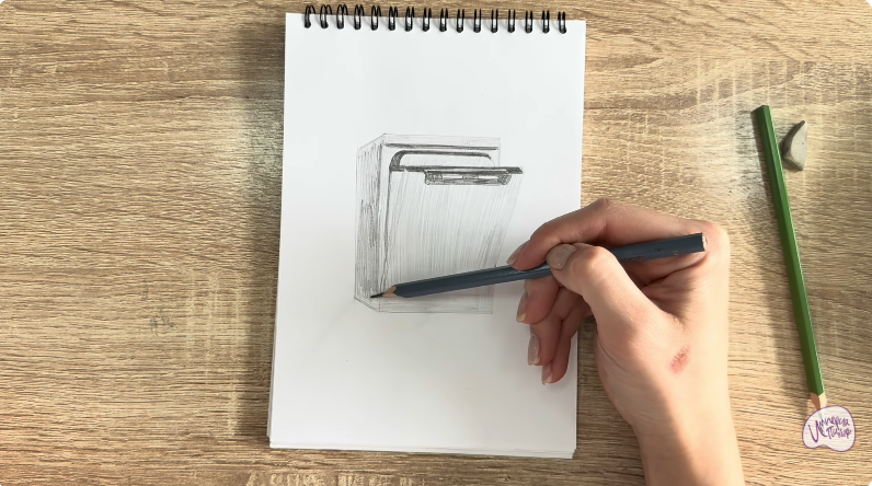 Рисуем Посудомоечная машина