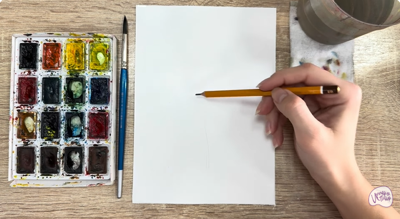 Рисуем Лавровый лист