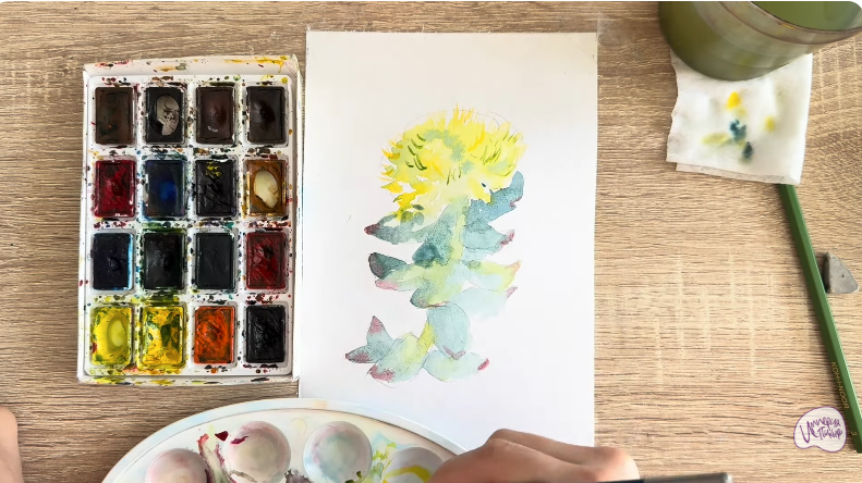 Рисуем Радиола розовая