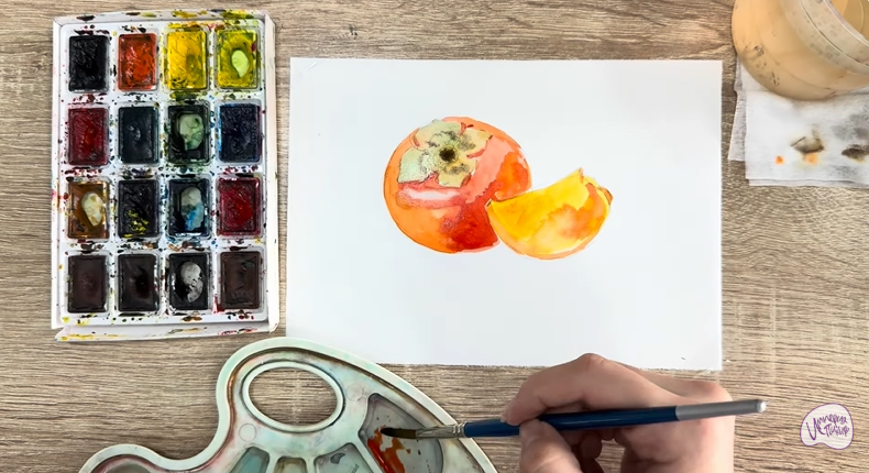 Рисуем Хурма