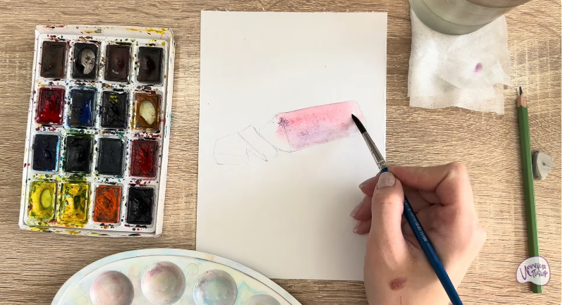 Рисуем Филе тунца