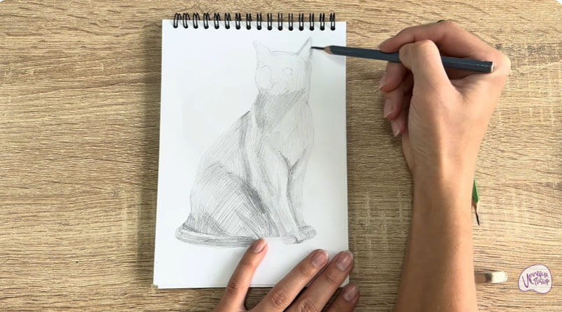 Рисуем Бурманский кот Рисуем Бурманский кот