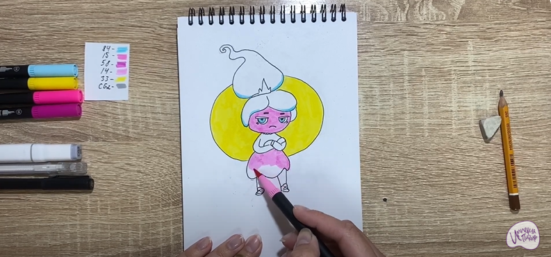 Рисуем Рози из "Семь Королевств"