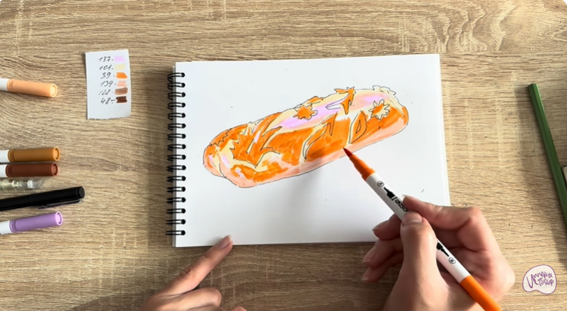Рисуем Кулебяка Рисуем Кулебяка