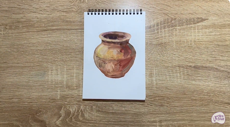 Рисуем Глиняный горшок